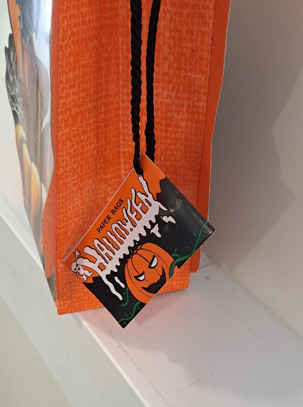 Vtg. 80s Die Cut Halloween Witch Ghost Trick Or Treat Gift Bags Nostalgic Retro. - Picture 3 of 14